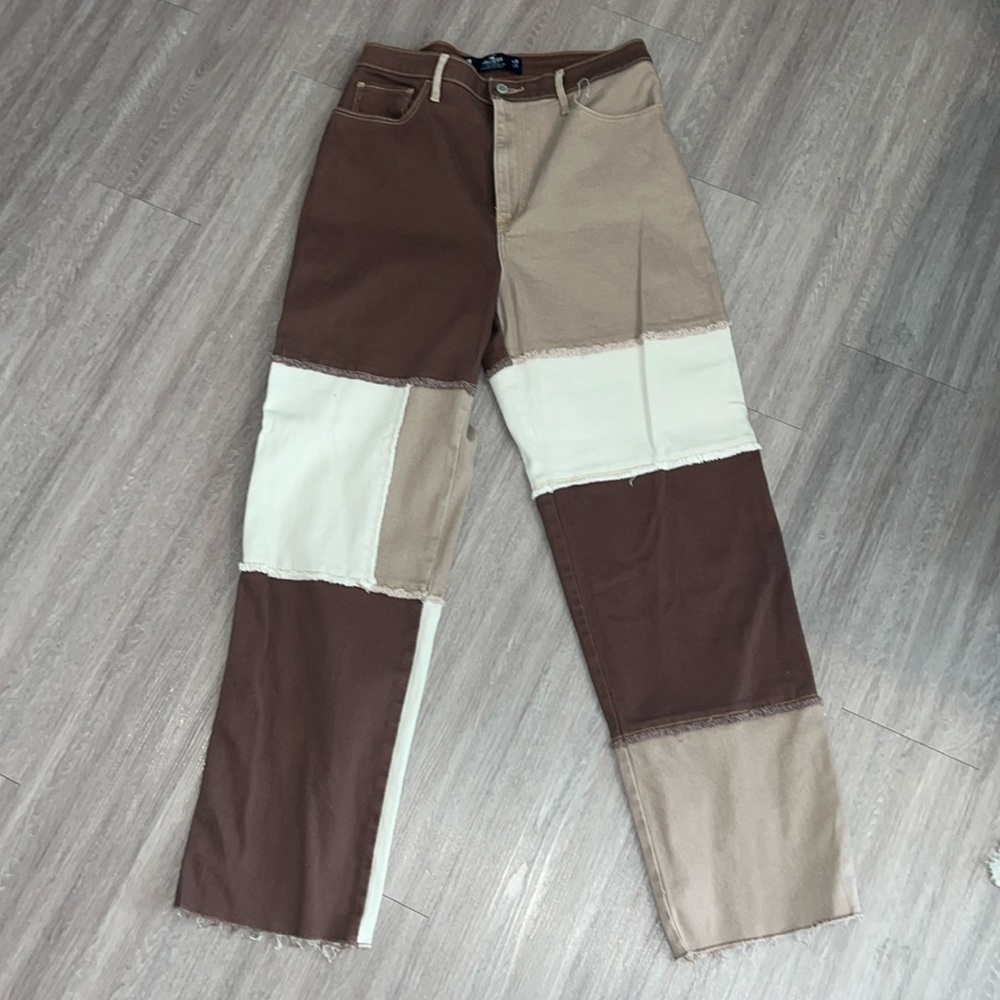 Hollister patchwork jeans